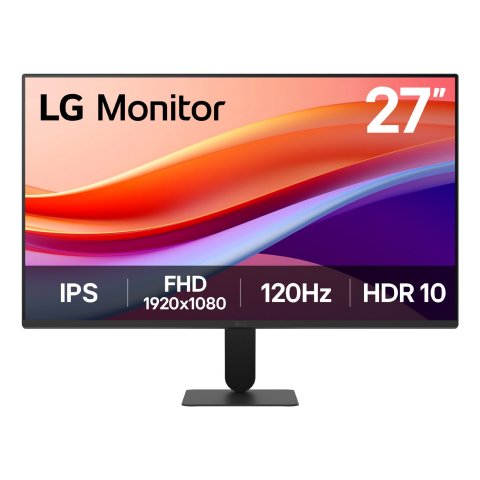 Monitor 27" Hdmi Vga Lg 27u411a-b Ips Fhd 120hz  Color Negro