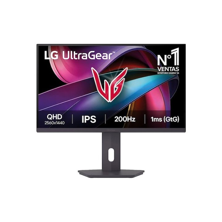 Monitor Gaming 27" Hdmi Displayport Lg Ultragear 27g610a-b Ips Qhd 200hz 1ms Pivotante Y Regulable