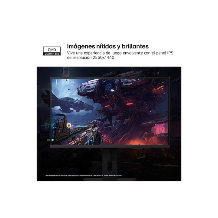 Monitor Gaming 27" Hdmi Displayport Lg Ultragear 27g610a-b Ips Qhd 200hz 1ms Pivotante Y Regulable