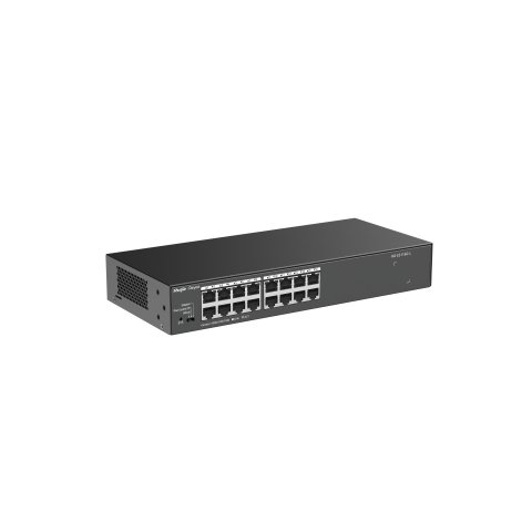 Switch No Gestionable Ruijie Rg-es116g-l 16xrj45 10 100 1000mbps Metalico Sobremesa   Rack