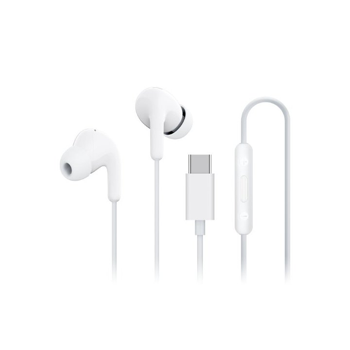 Auricular Intrauditivo  Xiaomi Earphones Type-c Con Microfono Color Blanco