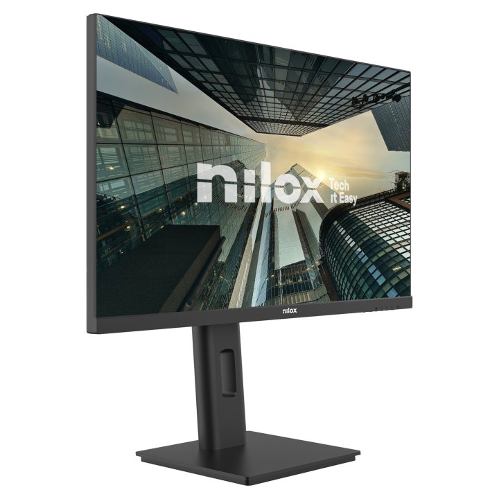 Monitor 27" Usb-c Dp Hdmi Nilox Nxm27reg12065 Fhd 120hz 4ms 250cd m² Usb-c 65w Vesa 100x100 Regulable Y Giratorio