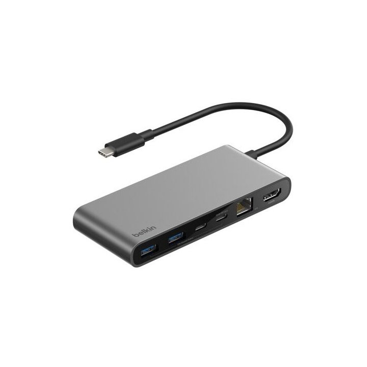 Docking Usb-c Belkin Inc024hqsgy A 1xrj45 2.5gb 1xhdmi 2xusb-c Pd 100w 2xusb-a 1xsd 1xmicrosd