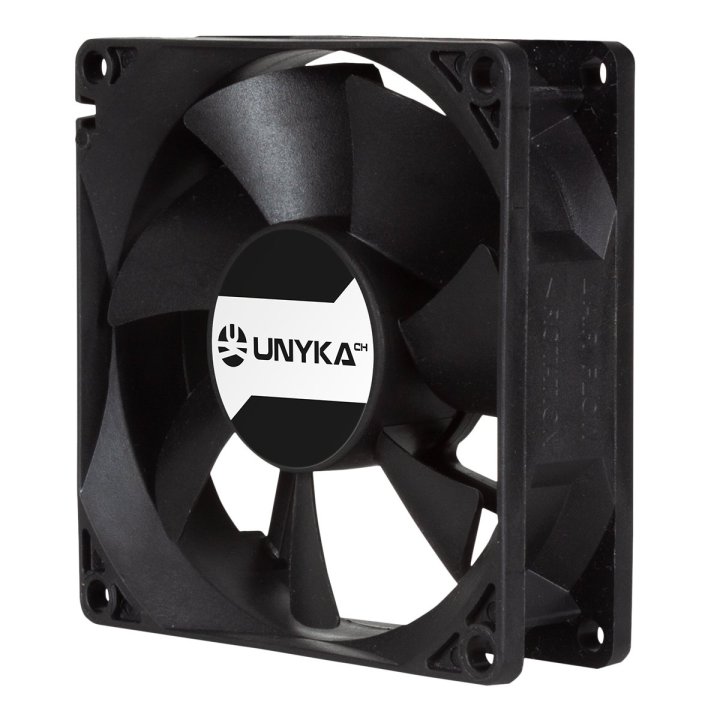 Ventilador Server Unyka 80mm 8025mm Doble Bola 4pin 80.80.25