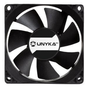 Ventilador Server Unyka 80mm 8025mm Doble Bola 4pin 80.80.25 2