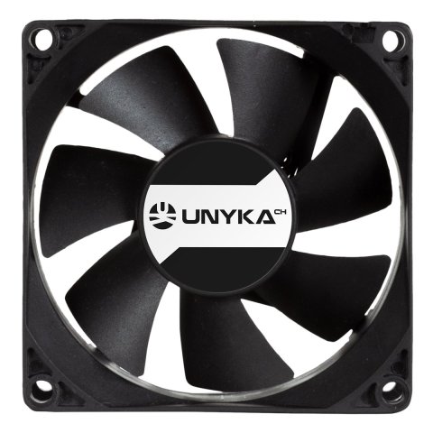 Ventilador Server Unyka 80mm 8025mm Doble Bola 4pin 80.80.25