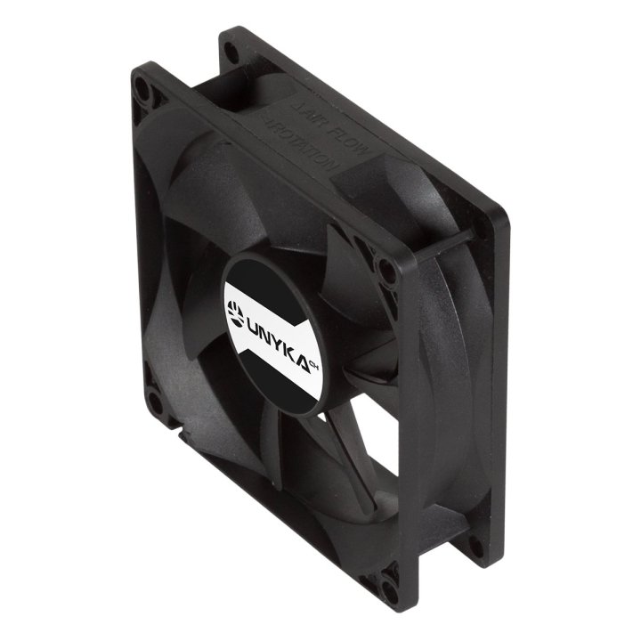 Ventilador Server Unyka 80mm 8025mm Doble Bola 4pin 80.80.25