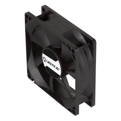Ventilador Server Unyka 80mm 8025mm Doble Bola 4pin 80.80.25