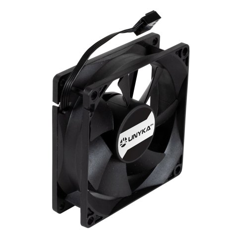 Ventilador Server Unyka 80mm 8025mm Doble Bola 4pin 80.80.25