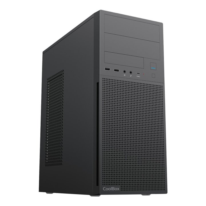 Caja Atx Semitorre Coolbox A780 Gpu Max. 310mm Usb-c Color Negro