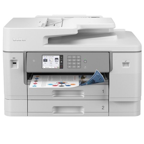 Multifuncion Inkjet Brother Mfc-j6955dw 30/30ppm A4/a3 Duplex Wifi Adf Doble Bandeja  Color Blanco