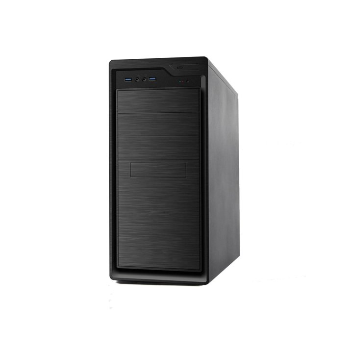 Caja Atx Semitorre Coolbox F800 3x5.25 1x3.5 5x3.5 Color Negro