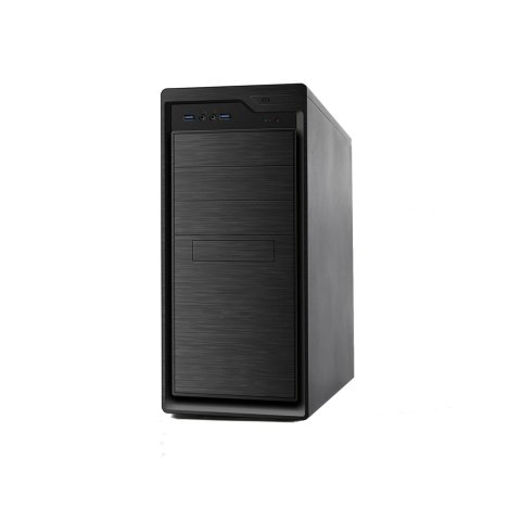 Caja Atx Semitorre Coolbox F800 3x5.25 1x3.5 5x3.5 Color Negro