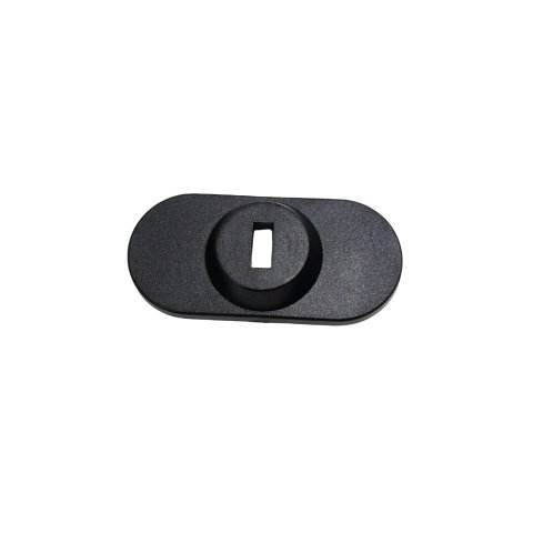 Placa De Seguridad Adhesiva 3m Conceptronic Lba02 Con Ranura Para Cable De Seguridad (3x7mm) Negro