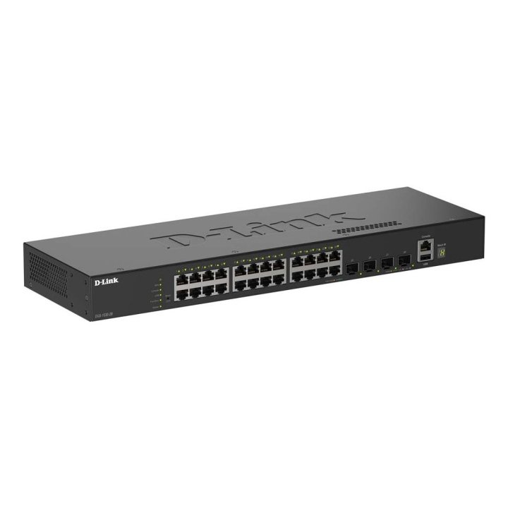 Switch Semigestionable D-link Stackable Dgs-1530-28 e 24p Giga + 4p 10g Sfp+