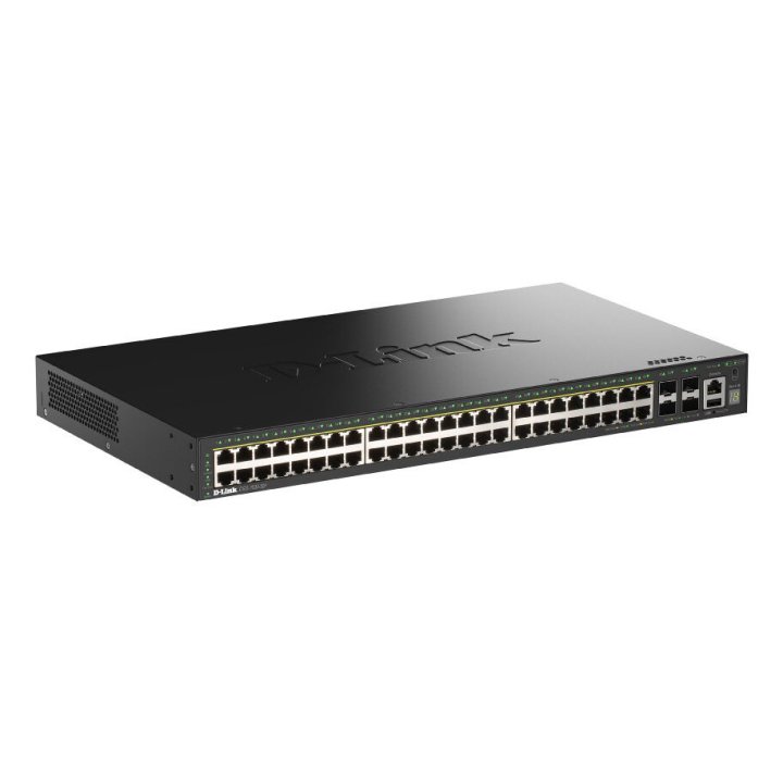 Switch Semigestionable D-link Stackable Dgs-1530-52p e 48p Giga Poe+ 4p 10g Sfp+