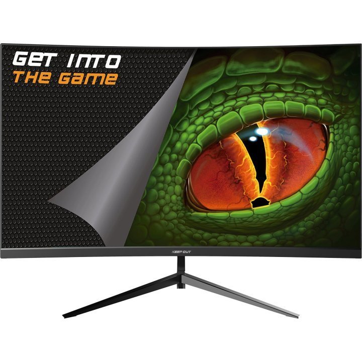 (km0) Monitor 27" Curvo Dp Hdmi Keep Out Xgm27pro+v3l Gaming G-sync Fhd 240hz 1ms 2x3w Vesa 100x100 Cash30