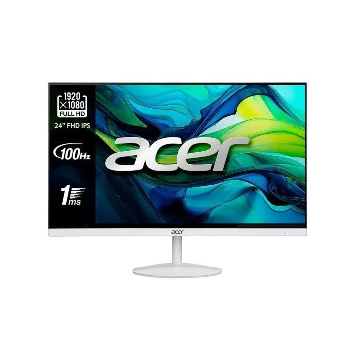 Monitor 24" Hdmi Vga Acer Sa243yp1wmix Fhd 144hz 1ms 2x2w Vesa 100x100 Color Blanco
