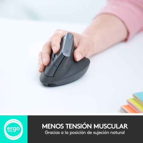 Mouse Logitech Wireless Ergo Mx Vertical Advanced Ergonomical Mouse Graphite 910-005448      