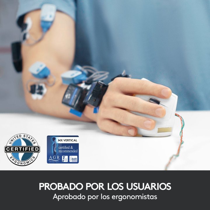 Mouse Logitech Wireless Ergo Mx Vertical Advanced Ergonomical Mouse Graphite 910-005448      