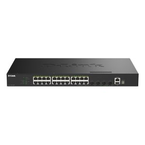 Switch Semigestionable D-link Stackable Dgs-1530-28p 24p Giga Poe + 4p 10g Sfp+