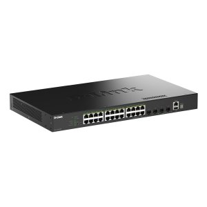Switch Semigestionable D-link Stackable Dgs-1530-28p 24p Giga Poe + 4p 10g Sfp+ 2
