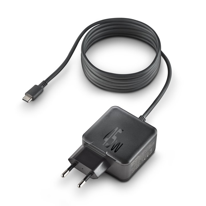 Cargador Usb Gan Ngs 45w Cable Usb-c Soldado 1.5m Pd Color Negro