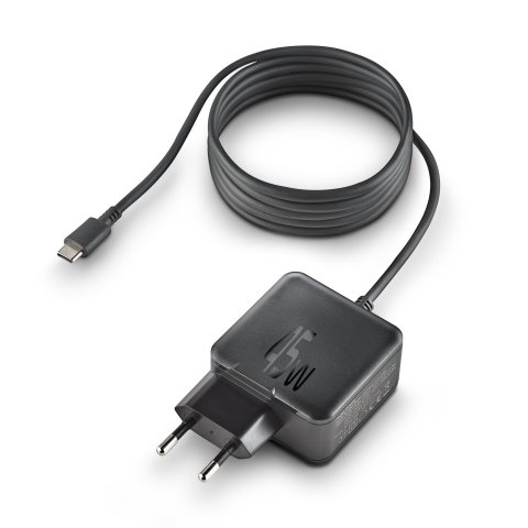 Cargador Usb Gan Ngs 45w Cable Usb-c Soldado 1.5m Pd Color Negro