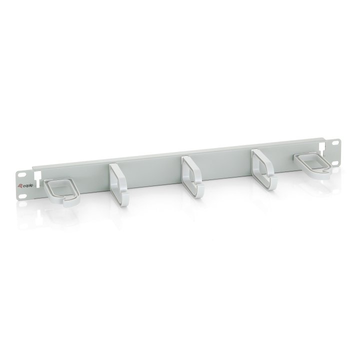 Kit 5 Uds Panel Organizador De Cables Color Blanco Para Armario Rack