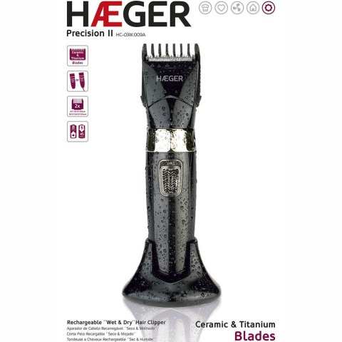 Cortapelos Haeger Precision 2 Recargablo Seco Y...