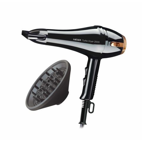 Secador De Pelo Haeger Turbo Dryer 2000w 3...