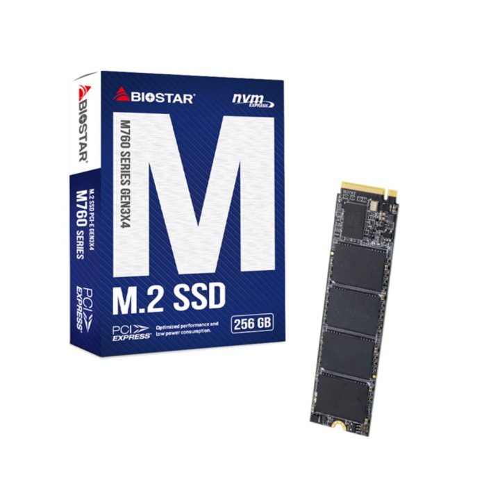 Disco M.2 Nvme 256gb Biostar M760 Sa122pme36 2280 Read 3200mb s Write 1300mb s 