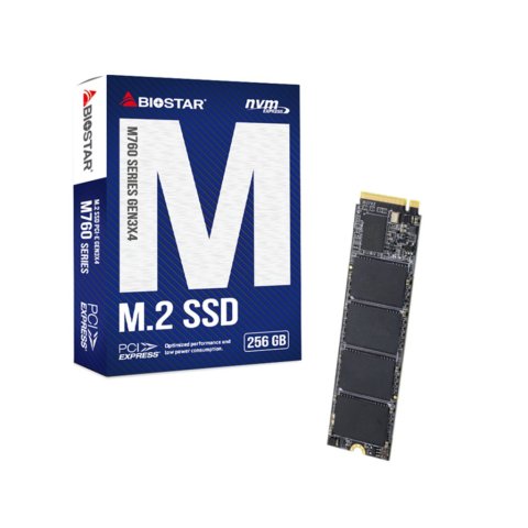Disco M.2 Nvme 256gb Biostar M760 Sa122pme36 2280 Read 3200mb s Write 1300mb s 