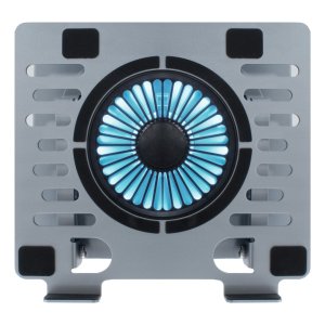 Base De Refrigeracion Para Portatiles Coolbox Coolair 1vrgb Hasta 17" 1 Ventilador Rgb 360º Alumino  2