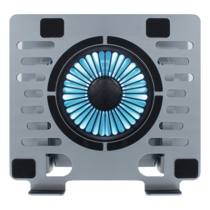 Base De Refrigeracion Para Portatiles Coolbox Coolair 1vrgb Hasta 17" 1 Ventilador Rgb 360º Alumino 
