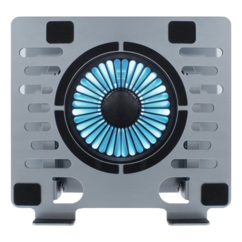 Base De Refrigeracion Para Portatiles Coolbox Coolair 1vrgb Hasta 17" 1 Ventilador Rgb 360º Alumino 