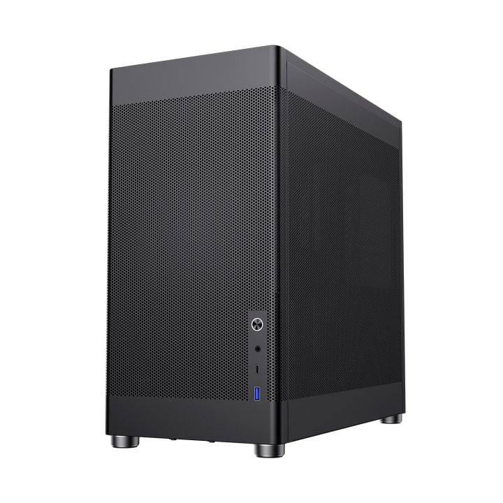 Caja Atx Semitorre Coolbox Atx Mesh Mp1 Gpu Max. 355mm Usb-c Color Negro