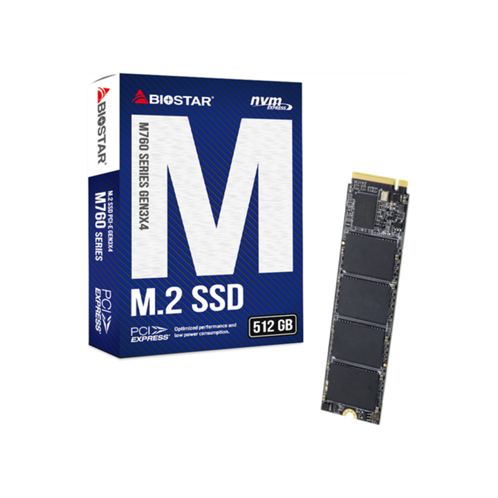 Disco M.2 Nvme 512gb Biostar M760 Sa122pmec5 2280 Read 2800mb/s Write 1200mb/s 