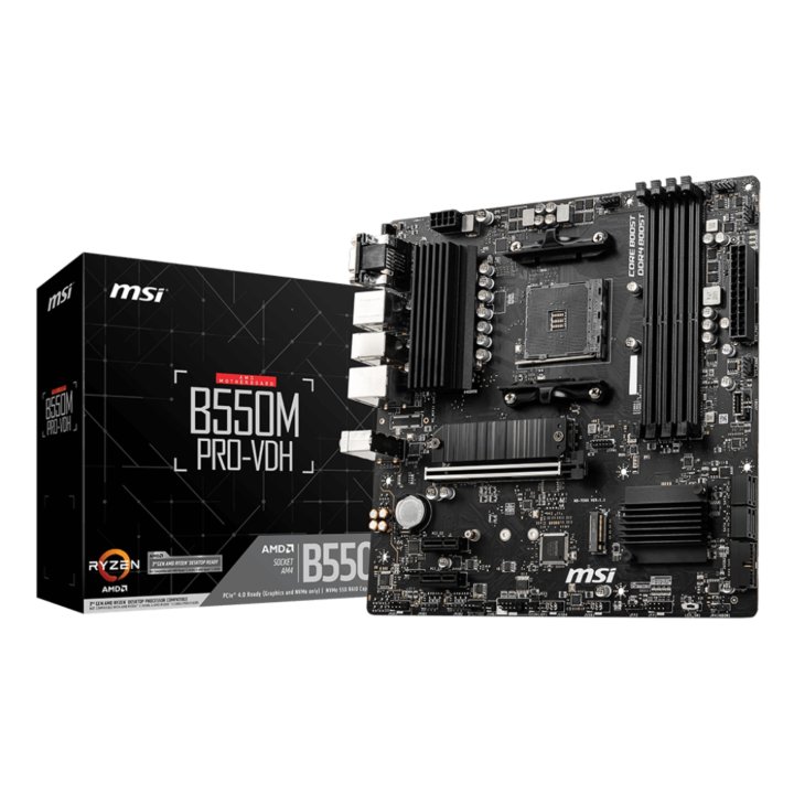 Pb Msi B550m Pro-vdh M-atx Skt Am4 4xddr4 3200mhz Hdmi Dp Vga Lan 2xm.2