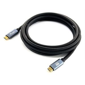 Cable Usb-c A Usb-c 3.2 Gen2 3m Equip 128359 Transferencia 10g 5a  4k 100w Color Negro 2