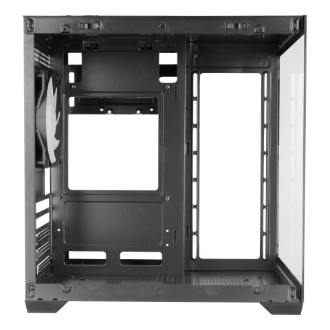 (km0) Caja Microatx Cube Mars Gaming Mc-view2 Negra Cristal Continuo Gpu 330mm 1x3.5 3x2.5 Cash30