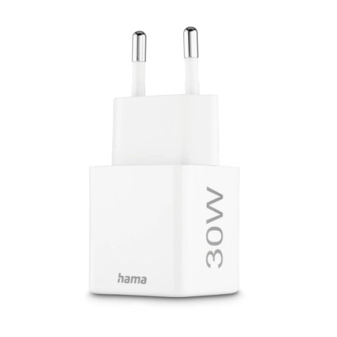 Cargador Usb Gan Hama 00201992 30w 1xusb-c Pd 1xusb-a Color Blanco