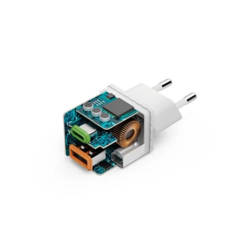 Cargador Usb Gan Hama 00201992 30w 1xusb-c Pd 1xusb-a Color Blanco