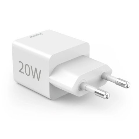 Cargador Usb Gan Hama 00201991 20w 1xusb-c Pd 1xusb-a Color Blanco