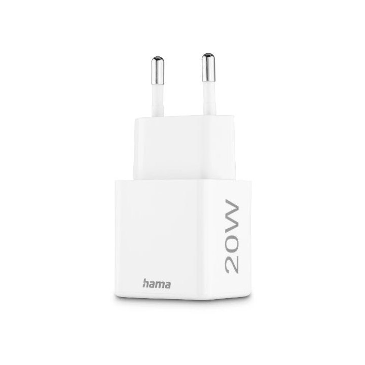 Cargador Usb Gan Hama 00201991 20w 1xusb-c Pd 1xusb-a Color Blanco