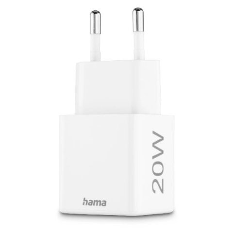 Cargador Usb Gan Hama 00201991 20w 1xusb-c Pd 1xusb-a Color Blanco