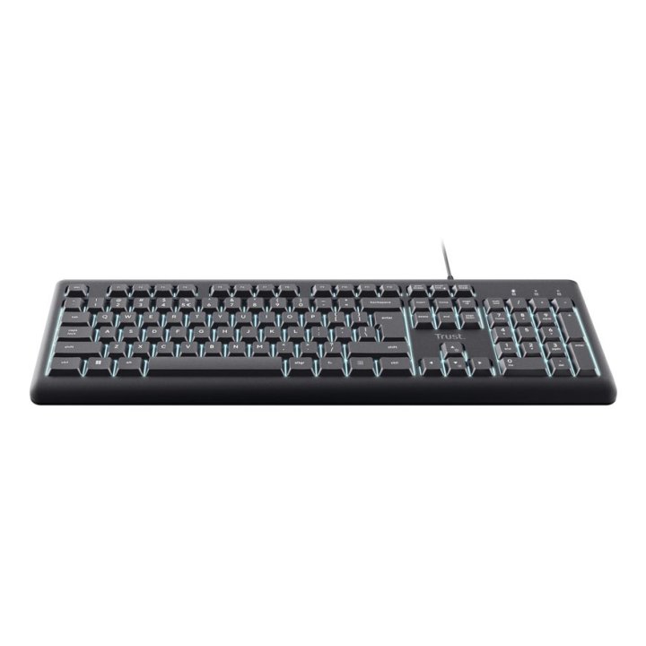 Teclado Trust Primo Con Iluminacion Usb 2.0 Color Negro
