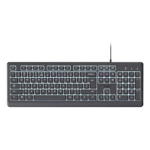Teclado Trust Primo Con Iluminacion Usb 2.0 Color Negro