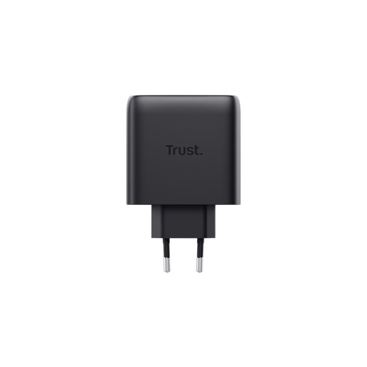 Cargador Usb Gan Trust Maxo 65w 2xusb-c Incluye Cable Usb-c 2m Color Negro