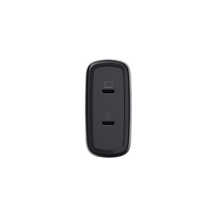 Cargador Usb Gan Trust Maxo 65w 2xusb-c Incluye Cable Usb-c 2m Color Negro